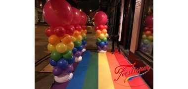 feestloper regenboog loper 1