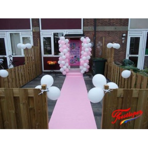 feestloper roze feestversiering