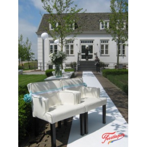 witte loper 1 meter breed feestloper witte loper manita